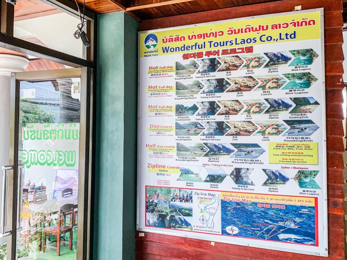 Bountang Mountain View Riverside Hotel Vang Vieng Exterior photo