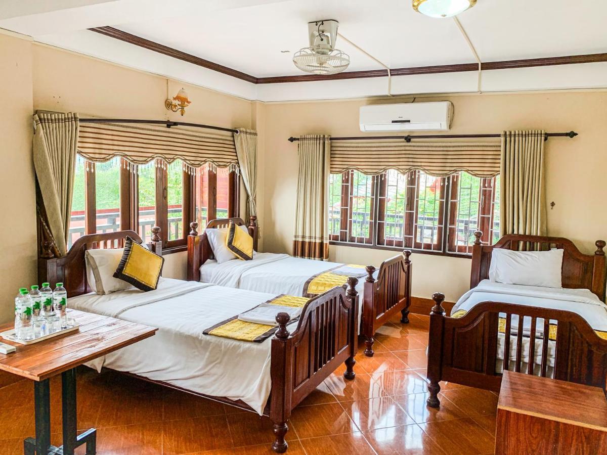 Bountang Mountain View Riverside Hotel Vang Vieng Exterior photo
