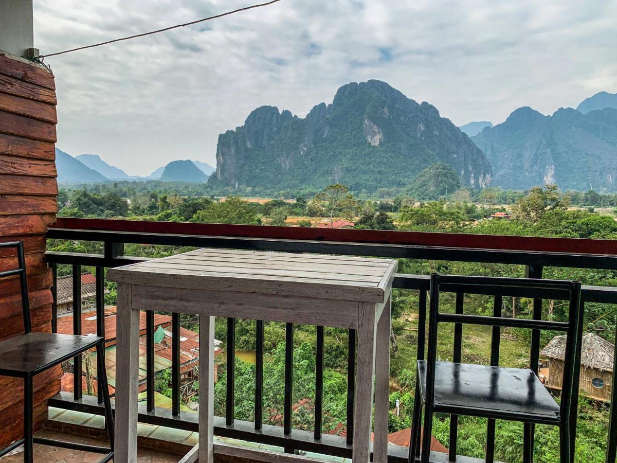 Bountang Mountain View Riverside Hotel Vang Vieng Exterior photo
