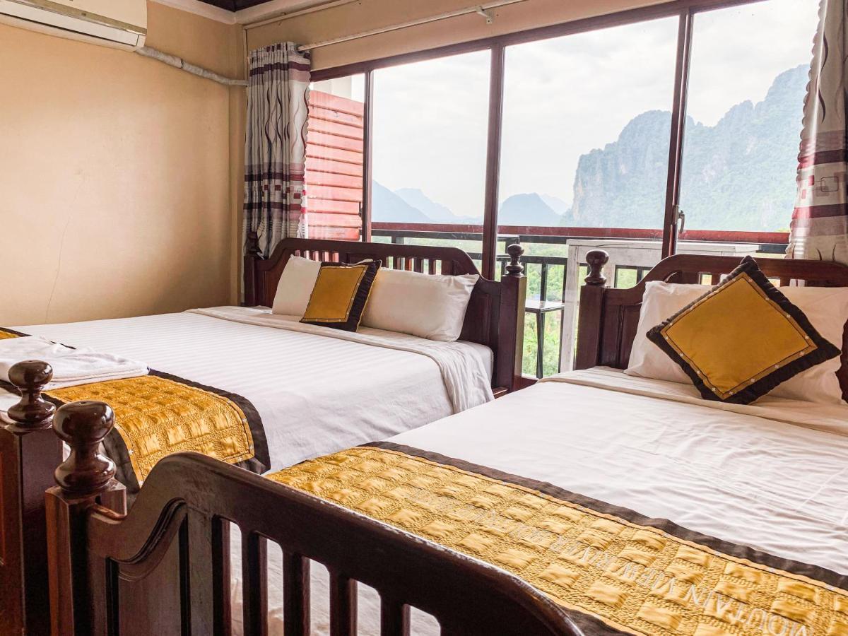 Bountang Mountain View Riverside Hotel Vang Vieng Exterior photo