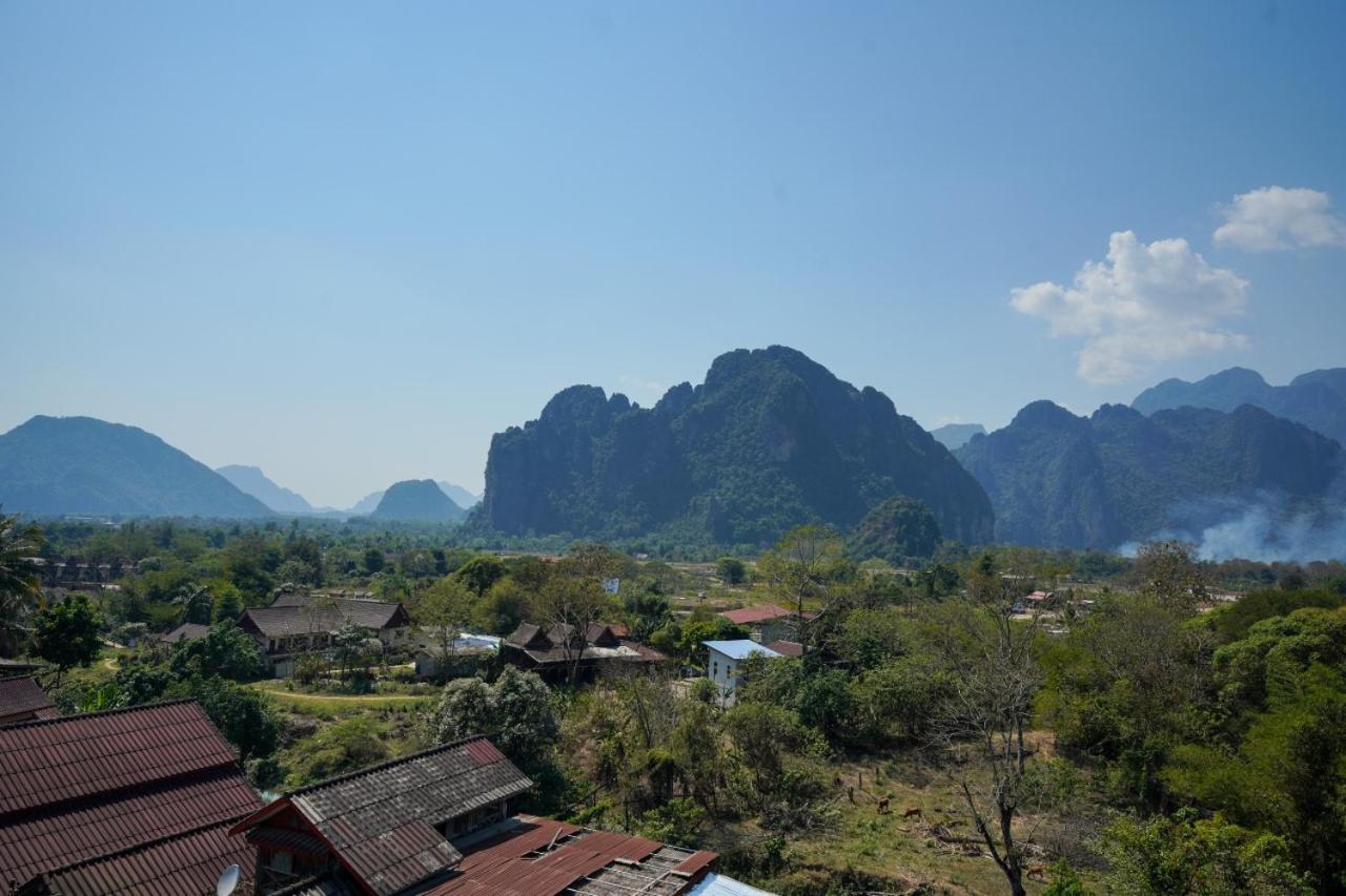 Bountang Mountain View Riverside Hotel Vang Vieng Exterior photo
