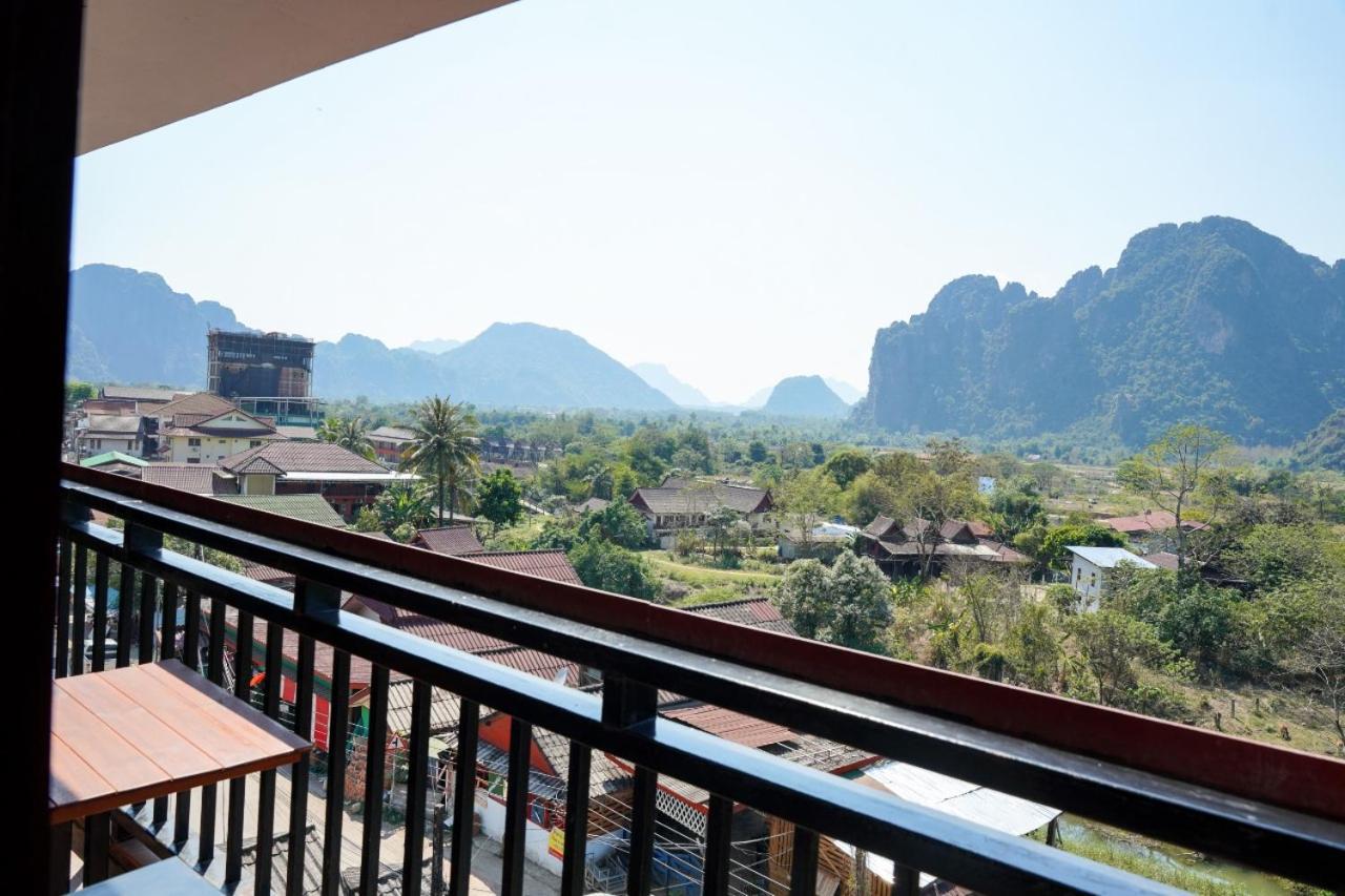 Bountang Mountain View Riverside Hotel Vang Vieng Exterior photo